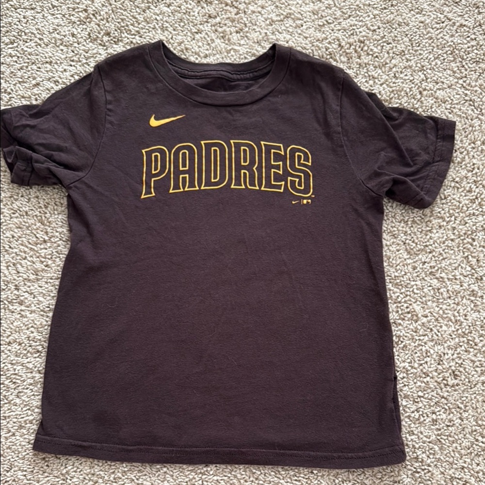 Nike Kids Padres Tatis Jr Brown T-Shirt